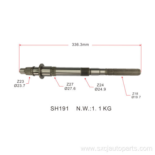 HOT SALE Manual auto parts transmission Shaft oem 94582219 for DAMAS